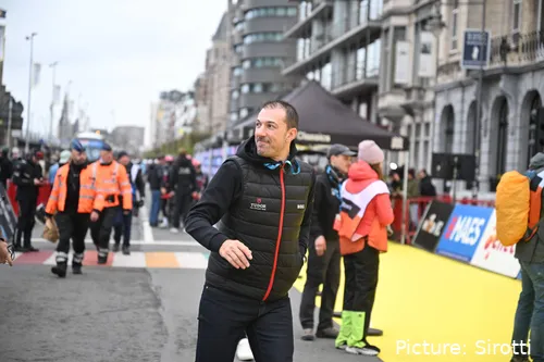 Fabian Cancellara tijdens de Ronde van Vlaanderen 2026