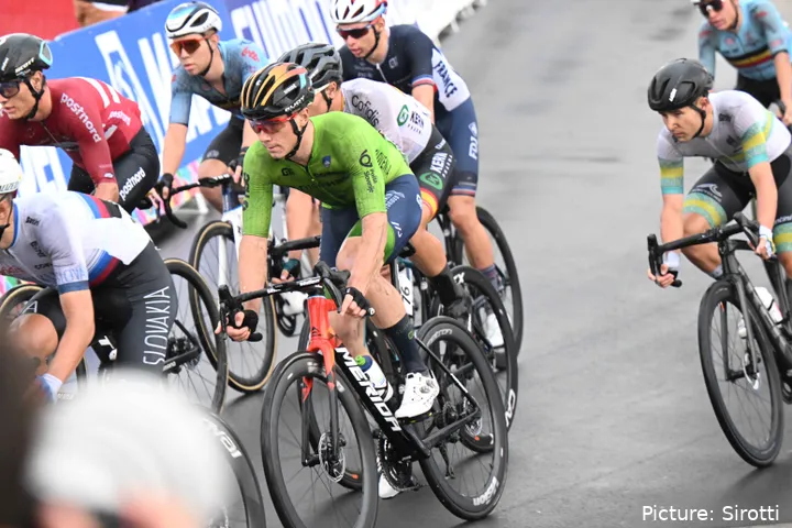 Govekar compite con los colores de Eslovenia en el Mundial de Ruanda 2025