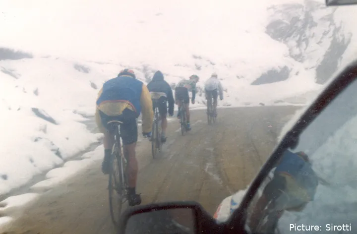 Passo di Gavia, Giro de Italia, 1988.