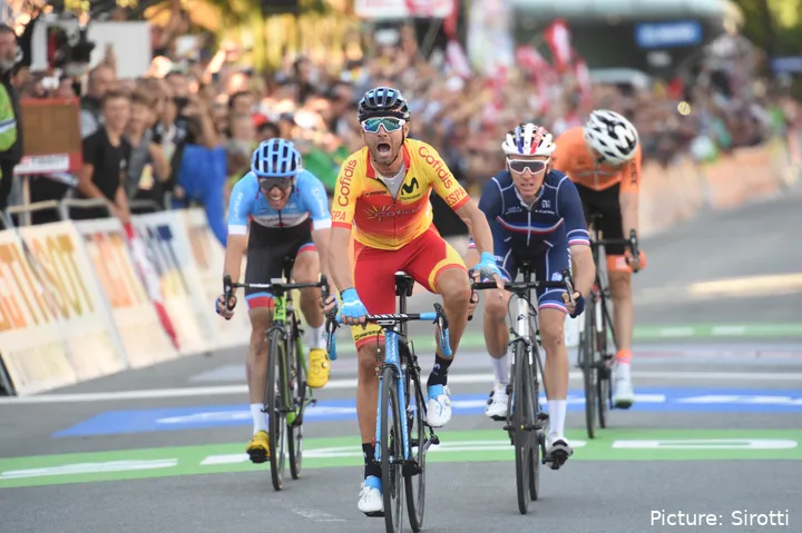 Victoria incontestable de Alejandro Valverde en el Mundial.