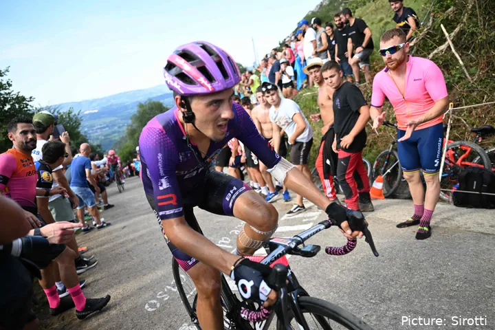 José Manuel Díaz, en plena subida