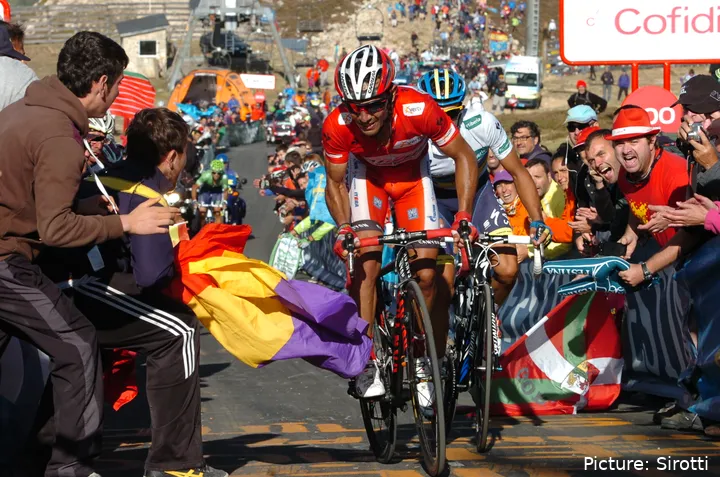 'Purito' vistió el maillot rojo durante 19 días en su carrera sin ganar nunca La Vuelta (su mejor resultado fue 2º en 2015 ed.)