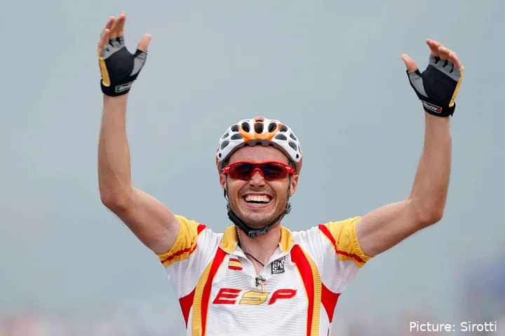 Samuel Sánchez, medalla de oro en ruta en los Juegos Olímpicos de Pekín 2008