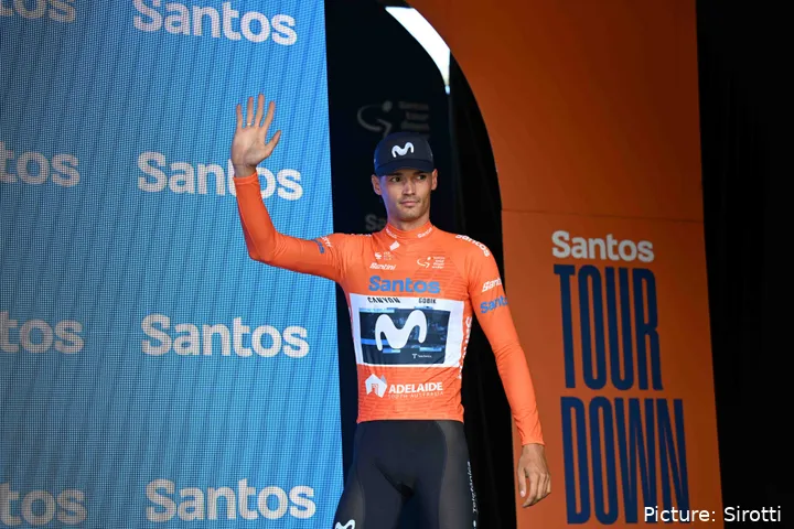 Javier Romo fue 2º en la clasificación general final del Tour Down Under 2025