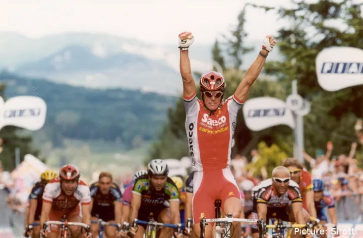 Mario Cipollini es una de las mayores leyendas de la historia del ciclismo italiano