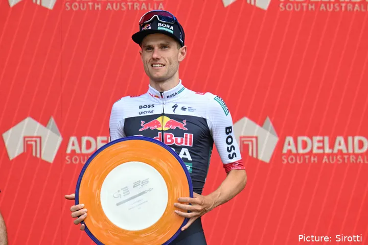 Finn Fisher-Black, estrella de Red Bull BORA.&nbsp;