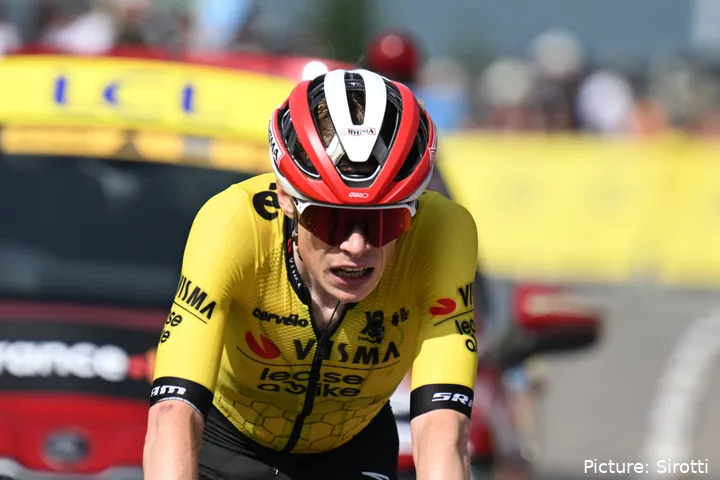 Jonas Vingegaard, segundo en el Critérium du Dauphiné 2025