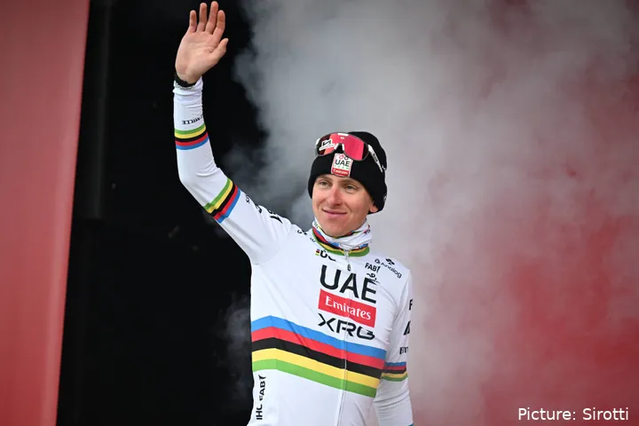 Tadej Pogacar, campeón del mundo en 2024