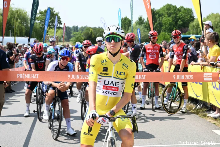 Tadej Pogacar, ganador del último Critérium du Dauphiné de la historia