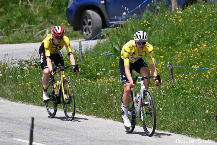 Tadej Pogacar derrotó a Jonas Vingegaard en el Criterium du Dauphiné 2025