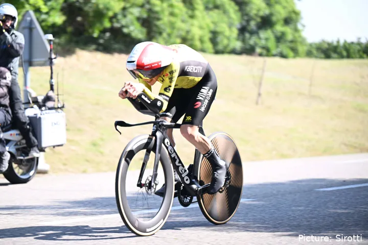 Jonas Vingegaard, en la crono de Dauphiné.&nbsp;