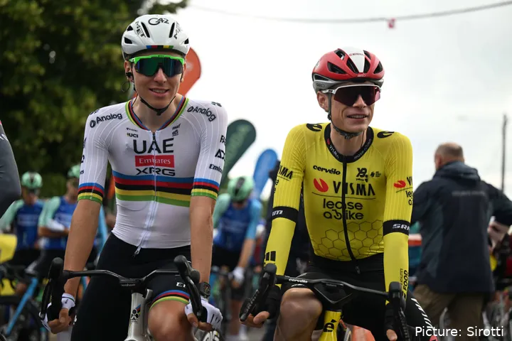 Tadej Pogacar y Jonas Vingegaard, grandes favoritos para el Tour de Francia 2025