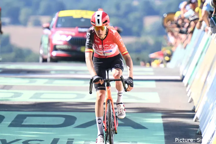 Carlos Rodríguez no tuvo un gran Tour de Francia 2025