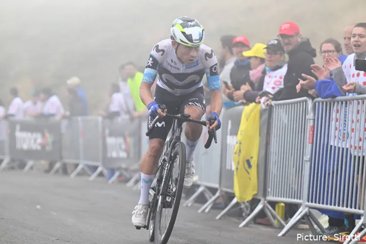 Einer Rubio terminó siendo uno de los mejores corredores de Movistar Team en este Tour de Francia 2025