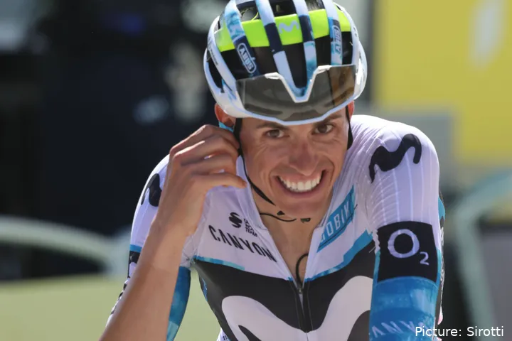 Enric Mas, líder de Movistar Team.