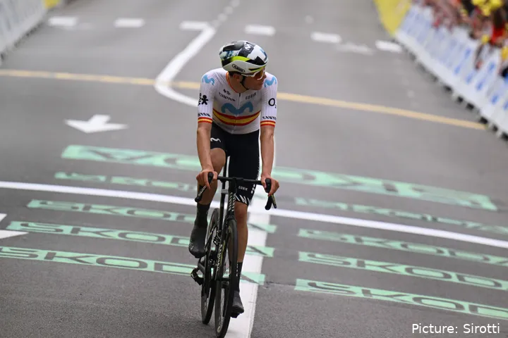 Iván Romeo volvió a ser neutralizado por Jonas Vingegaard