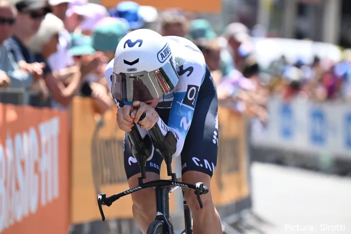 Iván Romeo, en plena contrarreloj