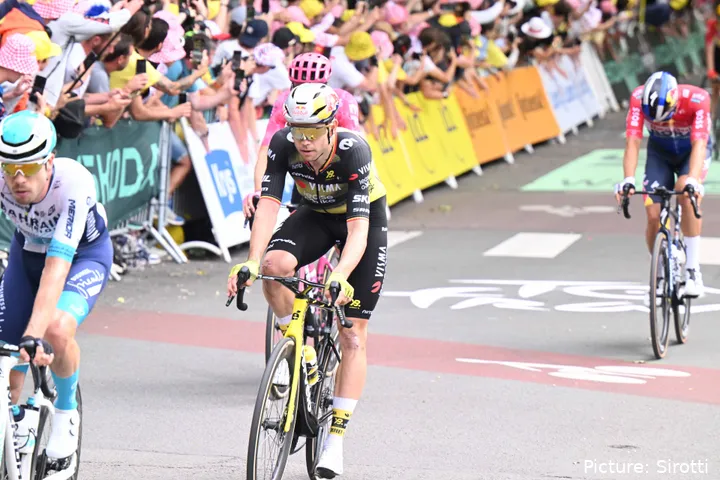 Wout van Aert está teniendo un inicio de Tour de Francia 2025 bastante complicado