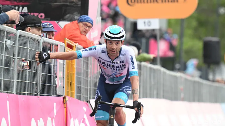 Damiano Caruso, pilar del Bahrain Victorious