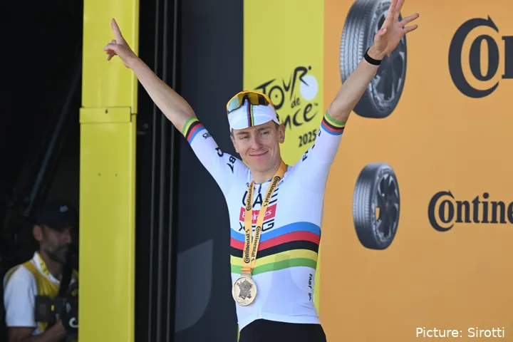 Tadej Pogacar es el ídolo de todos los jóvenes y prometedores ciclistas eslovenos