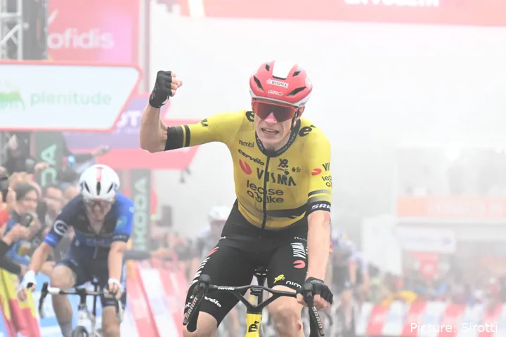 Jonas Vingegaard ya es líder de la Vuelta a España 2025