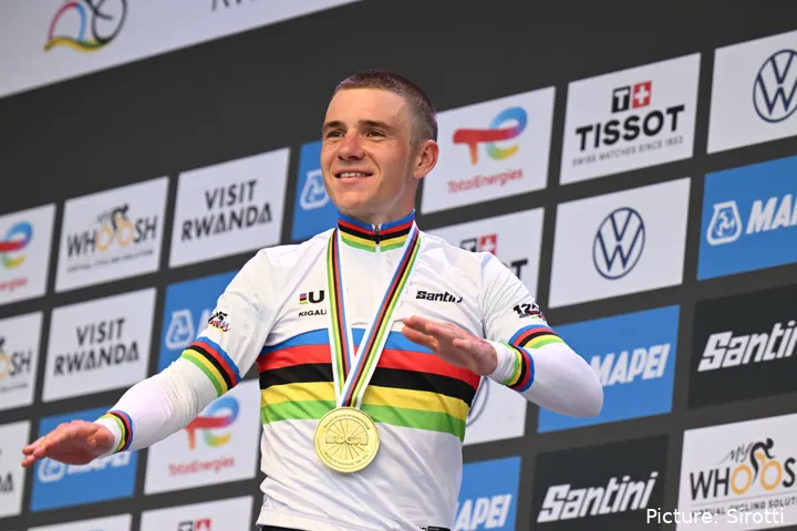Remco Evenepoel será el principal rival de Pogacar en el Mundial de Kigali en Ruta