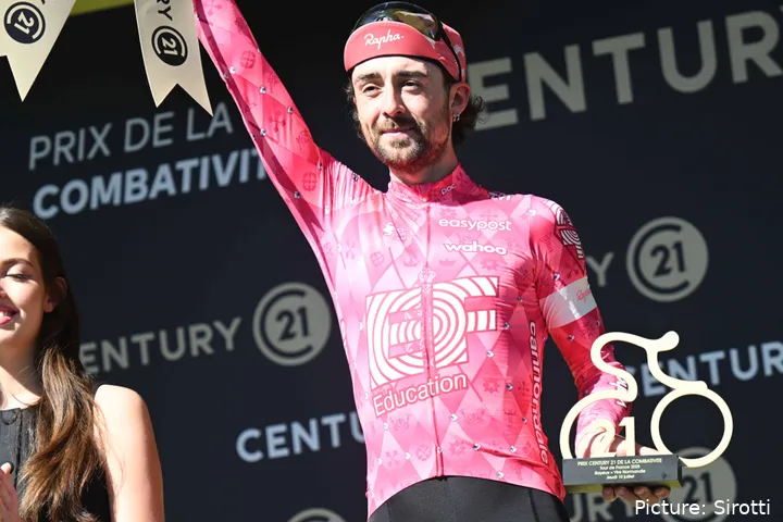 Ben Healy, estrella irlandesa de EF en Il Lombardia