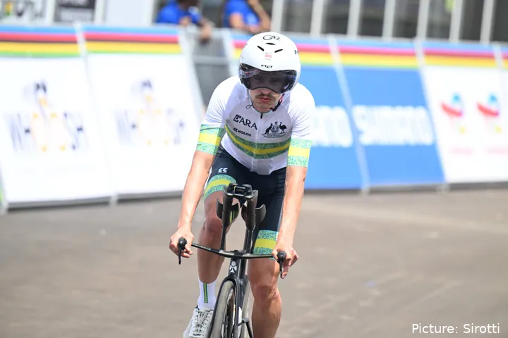 Jay Vine fue 2º en el Mundial Contrarreloj de Kigali