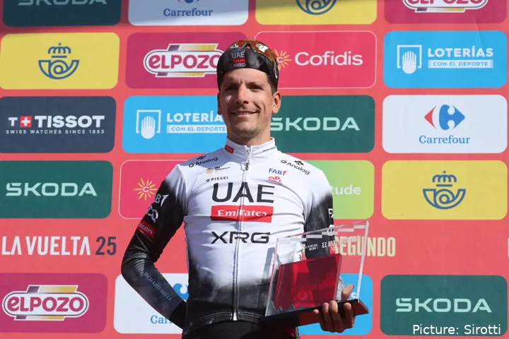 Joao Almeida, segundo de la pasada Vuelta a España 2025.&nbsp;