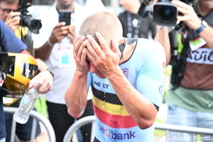 Remco Evenepoel buscará el doblete en el Mundial.