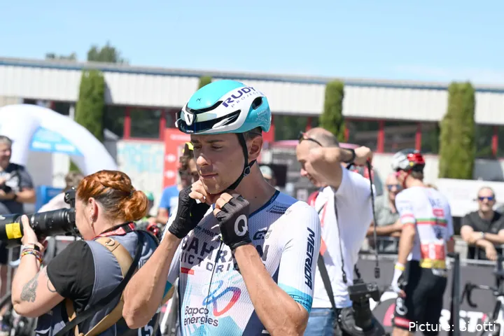 Antonio Tiberi habría querido competir contra Tadej Pogacar