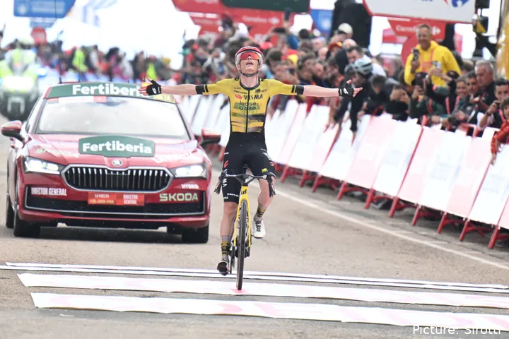 Jonas Vingegaard ganó la etapa 9 de la Vuelta a España 2025