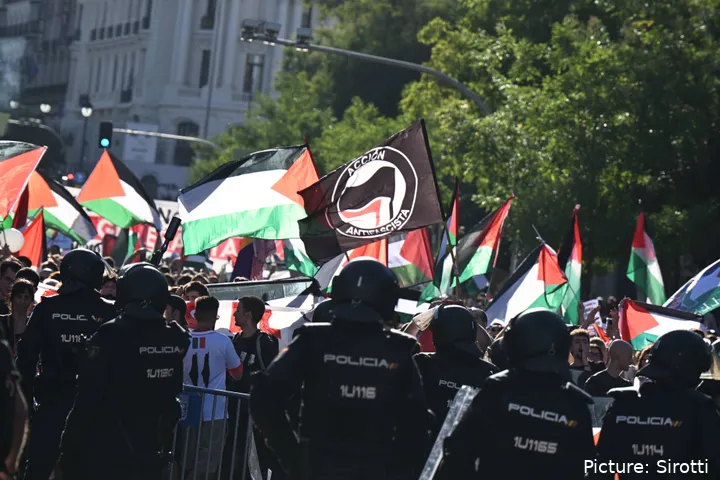 Las protestas provocaron la cancelación de la última etapa de La Vuelta