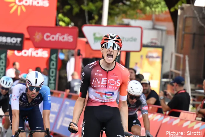 Ben Turner fue vencedor en la cuarta etapa de esta Vuelta. @Sirotti