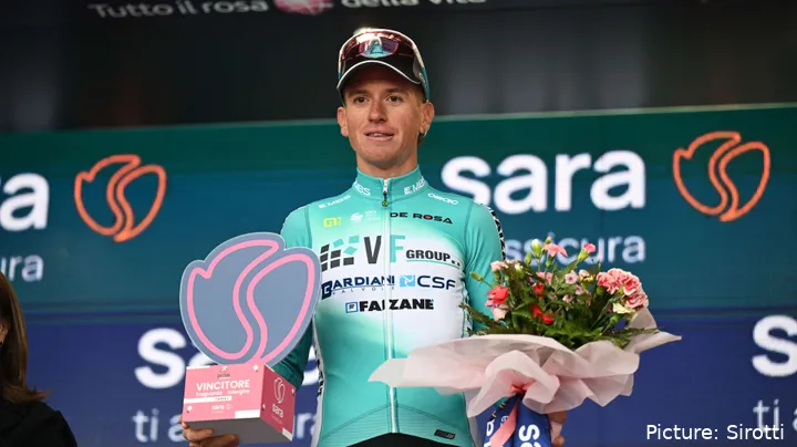 Filippo Fiorelli será compañero de Jonas Vingegaard en el próximo Giro de Italia