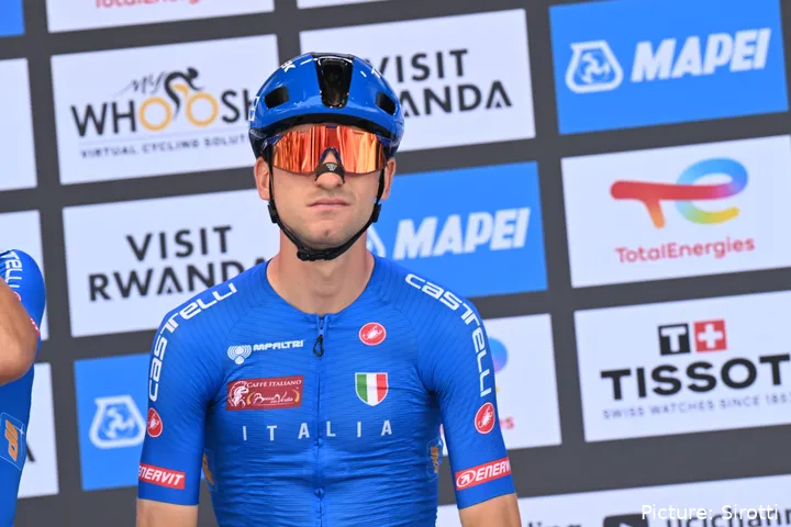 Giulio Ciccone terminó 6º en el Mundial de Kigali 2025