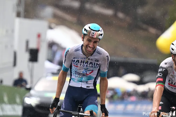 Lenny Martínez ha tenido un buen 2025 con Bahrain Victorious