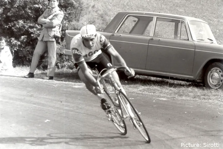 Luis Ocaña, el gran rival de Eddy Merckx en alta montaña.