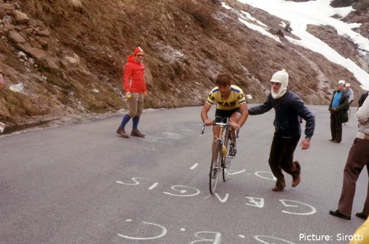 Txomin Perurena, uno de los mejores ciclistas de los setenta (Sirotti)