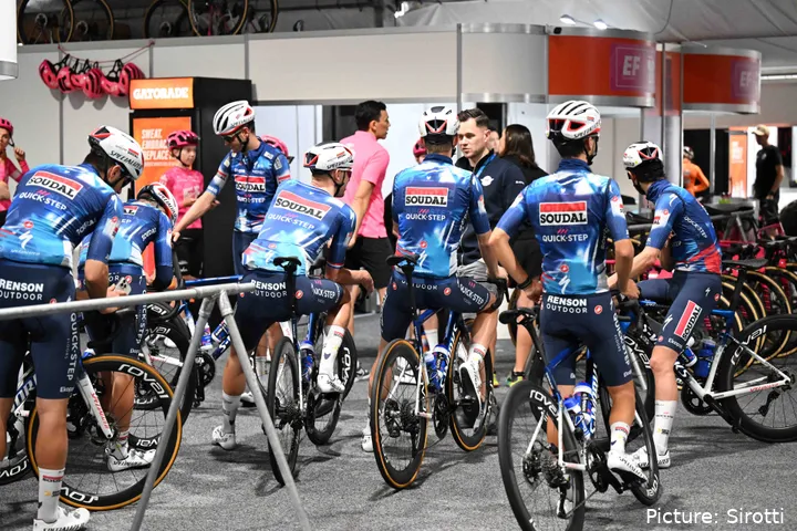 Fotografía de Soudal Quick-Step durante la temporada ciclista 2025