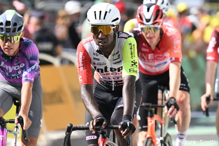 Biniam Girmay, corredor de NSN Cycling Team desde 2026.