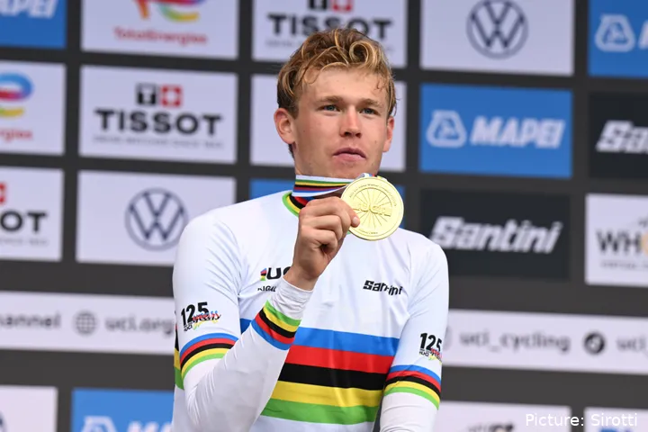 Jakob Söderqvist, una de las grandes estrellas de Lidl-Trek, campeón del Mundo sub 23