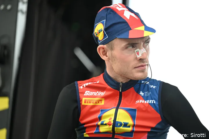 Skjelmose, durante una carera con Lidl-Trek en 2025