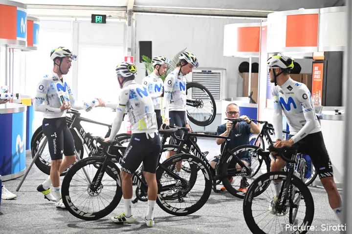 Movistar Team, en el Tour Down Under 2026