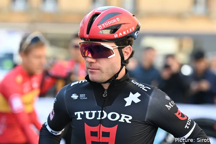 Marc Hirschi, líder absoluto del equipo Tudor.&nbsp;