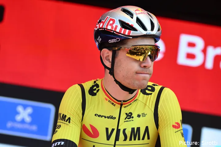 Wout van Aert, en la temporada 2025 con Visma - Lease a Bike