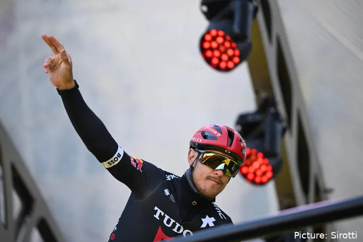 Matteo Trentin con el Tudor Pro Cycling Team