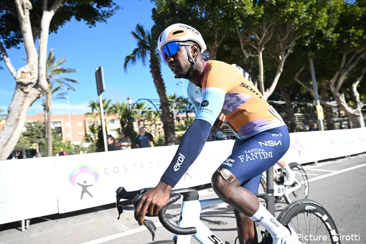 Girmay, estrella del NSN Cycling Team