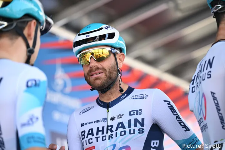 Damiano Caruso, ciclista de Bahrain Victorious