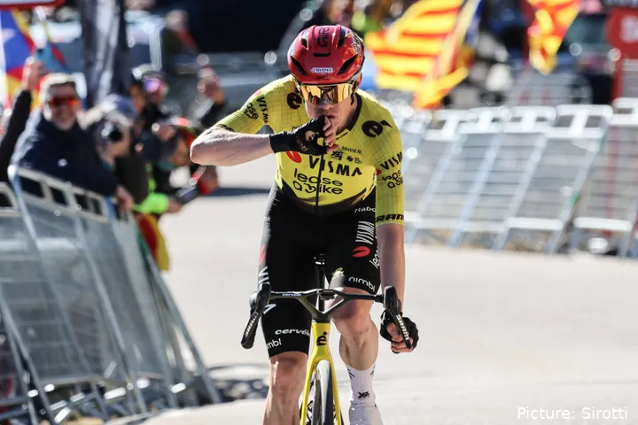 Jonas Vingegaard durante la etapa 5 de la Volta a Catalunya 2026
